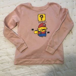 Pink “Mario-chu” sweater